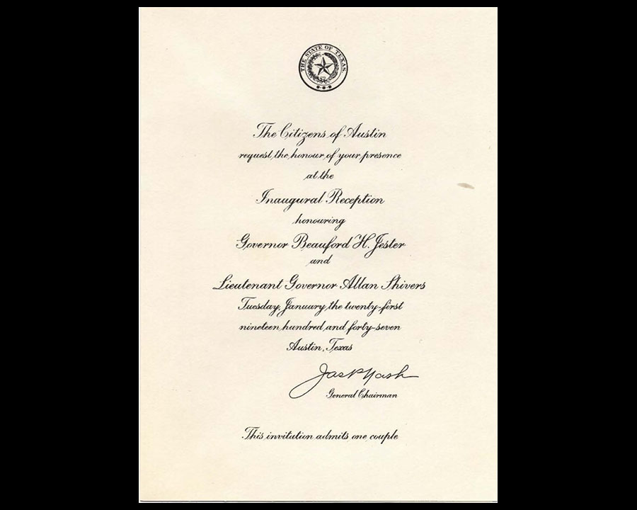 Inaugural documents